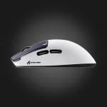 Attack Shark F1 AIR White & Black — გვერდითი ხედი