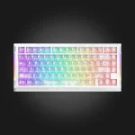 Attackshark R86 HE Ice Ninja Liyu Magnetic Switch Wired — ზედხედით, RGB განათებული კლავიშები
