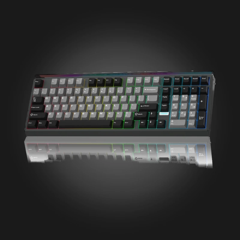 AULA Hero99 Wired Magnetic Keyboard Black Gray (Black King Magnetic Switch) — main image AULA Hero99 Black Gray Black King Magnetic Switch — მთავარი ფოტო