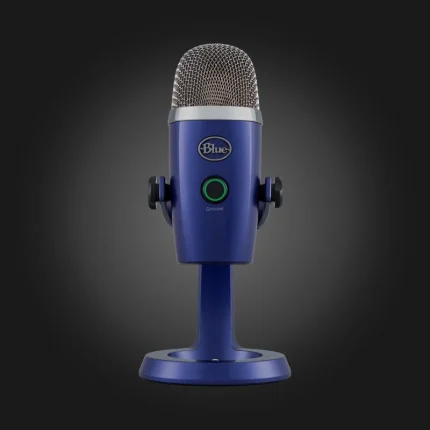 Blue Yeti Nano Vivid Blue Microphone - წინა ხედი