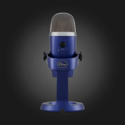 Blue Yeti Nano Vivid Blue Microphone - უკანა ხედი