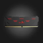 Colorful Battle-AX 16GB DDR5 6000 CL36 Black — შავი მოდული, რადიატორის წინა მხარე