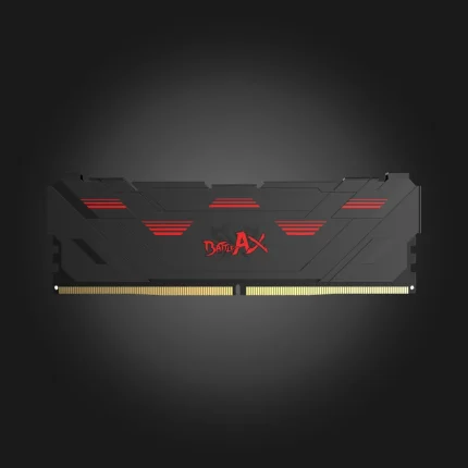 Colorful Battle-AX 16GB DDR5 6000 CL36 Black — შავი მოდული, რადიატორის წინა მხარე