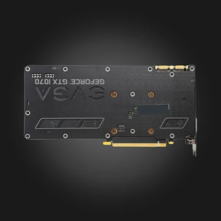 EVGA GTX 1070 FTW 8GB ვიდეო ბარათი — უკანა ხედი
