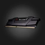 G.Skill Ripjaws V 32GB (1x32GB) DDR4 2666MT/s CL18 — შავი მოდული, კუთხიდან ხედი