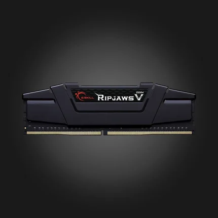 G.Skill Ripjaws V 32GB (1x32GB) DDR4 2666MT/s CL18 — შავი მოდული, წინა ხედი