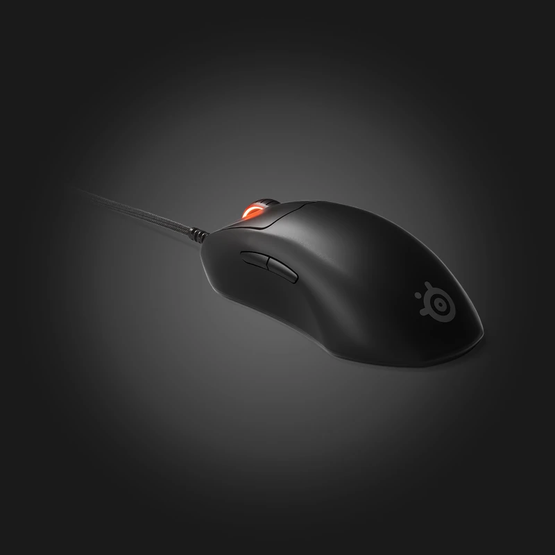 SteelSeries Prime+ Black — ზედა და გვერდითი ხედი