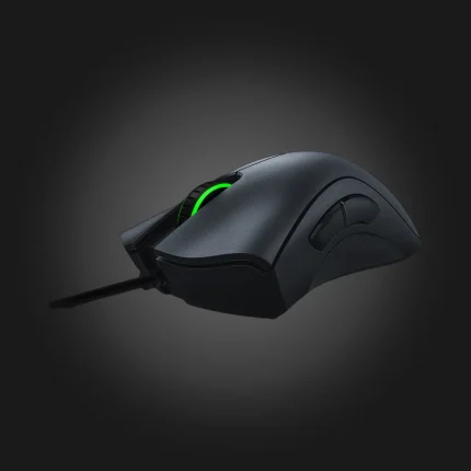 Razer DeathAdder Essential Black — მაუსის ხედი წინა მხრიდან