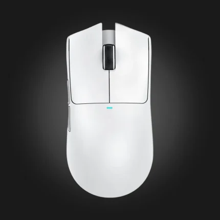 Attack Shark X11 White თეთრი მაუსი — ზედხედით