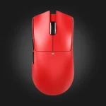 Attack Shark X11 Red წითელი მაუსი — ზედხედით