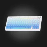 AULA F75 Pro RGB Glacier White/Gradient Blue (Star Vector Switch) — ზედხედის რაკურსი