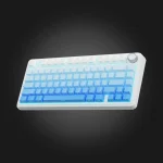 AULA F75 Pro RGB Glacier White/Gradient Blue (Star Vector Switch) — წინა ხედი