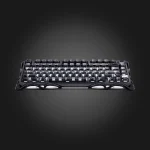 GravaStar Mercury K1 Stealth Black კლავიატურა — წინა ხედი