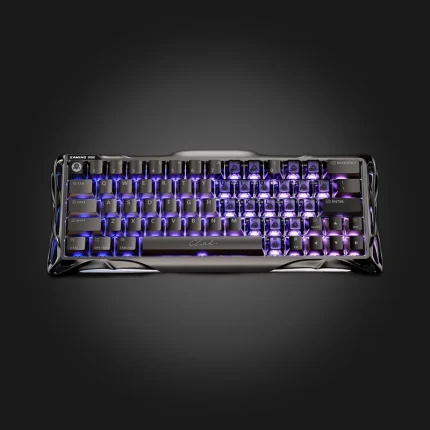 GravaStar Mercury V60 Pro GunMetal Keyboard — სრული წინა ხედი