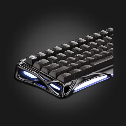GravaStar Mercury V60 Pro GunMetal Keyboard — ახლო ხედი და დეტალები