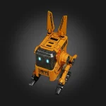 GravaStar Alpha65 65W Battle-Worn Yellow EU/UK — წინა და ზედა ხედი