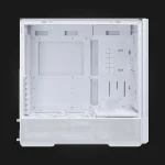 Lian Li LANCOOL 207 White — ღია გვერდი და შიდა სივრცე