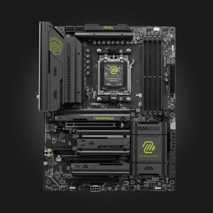 MSI MAG X870E TOMAHAWK WIFI — დედაპლატის წინა ხედი