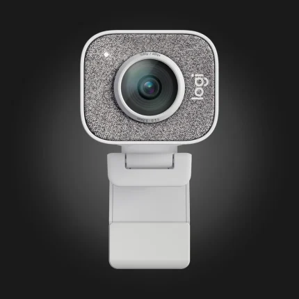 Logitech StreamCam 1080p 60fps White — წინა ხედი