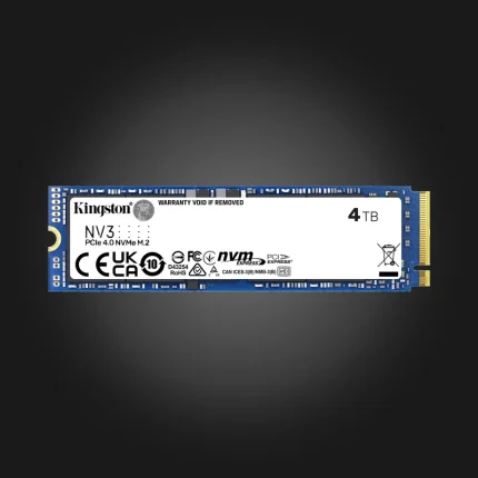 Kingston NV3 4TB — დისკის წინა ხედი