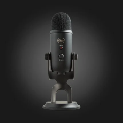 Blue Yeti Blackout Microphone - წინა ხედი