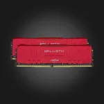 Crucial Ballistix Sport LT 16GB DDR4 Red — მეხსიერების ორი მოდული