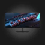 Gigabyte G34WQC2 მონიტორი — წინა ხედი