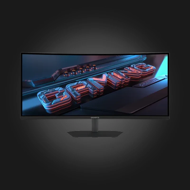 Gigabyte G34WQC2 — 1 Gigabyte G34WQC2 მონიტორი — წინა ხედი