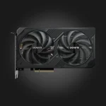 Gigabyte GeForce RTX 5060 Ti WINDFORCE OC 16G — წინა ხედი, ორი ვენტილატორი