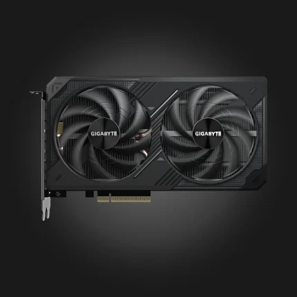 Gigabyte GeForce RTX 5060 Ti WINDFORCE OC 16G — წინა ხედი, ორი ვენტილატორი