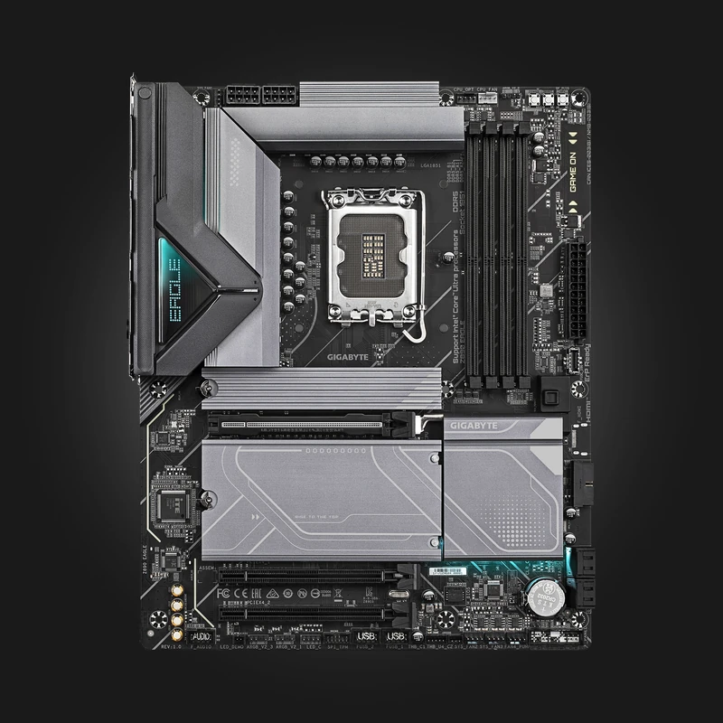 gigabyte-z890-eagle-front Gigabyte Z890 EAGLE დედაპლატა — წინა ხედი
