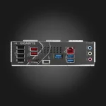 Gigabyte Z890 EAGLE დედაპლატა — უკანა პორტები