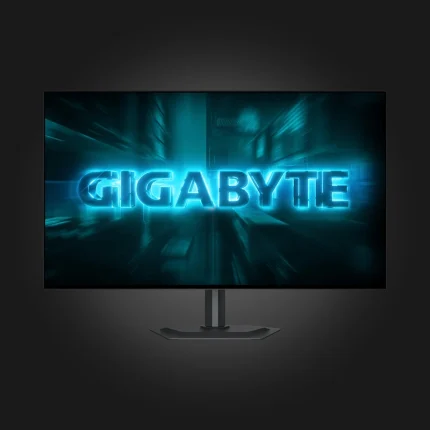 Gigabyte GO27Q24G EK შავი მონიტორი — წინა ხედი