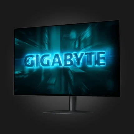 Gigabyte GO27Q24G EK შავი მონიტორი — გვერდითი ხედი