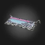 GravaStar Mercury V75 Pro Cyberpunk კლავიატურა — გვერდითი ხედი