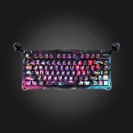 GravaStar Mercury V75 Pro Neon Graffiti კლავიატურა — ზედხედი