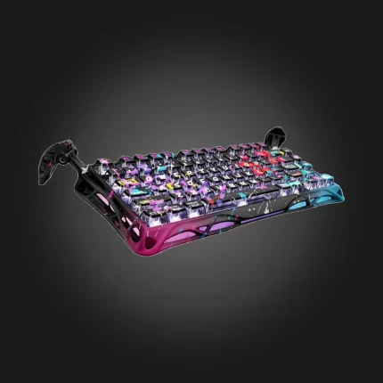 GravaStar Mercury V75 Pro Neon Graffiti კლავიატურა — გვერდითი ხედი