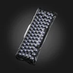 GravaStar Mercury V60 Onyx Crystal კლავიატურა — სრული წინა ხედი