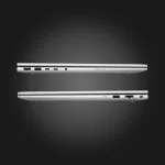 HP ProBook 4 G1iR 16" Core 7 150U 24GB 512GB Silver — დახურული ლეპტოპის ორივე გვერდი და პორტები