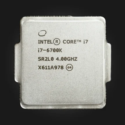 Intel Core i7-6700K პროცესორი — ზედა ხედი