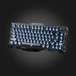 GravaStar Mercury K1 Stealth Black კლავიატურა — სრული წინა ხედი
