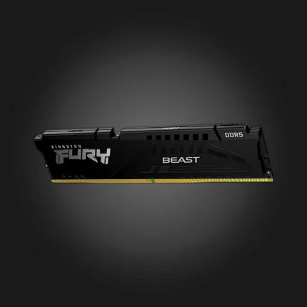 Kingston FURY Beast 16GB DDR5 5200 — ერთი შავი მოდული, RGB განათების გარეშე