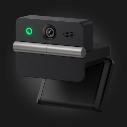 OBSBOT Meet Flip Black — წინა ხედი და დასადგამი