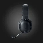 Razer BlackShark V2 Pro for PlayStation Black — გვერდითი ხედი მოხსნადი მიკროფონით