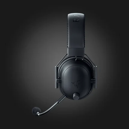 Razer BlackShark V2 Pro for PlayStation Black — გვერდითი ხედი მოხსნადი Microphoneთ