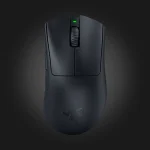Razer DeathAdder V3 Pro Black — ზედა ხედი, ღილაკები და ბორბალი