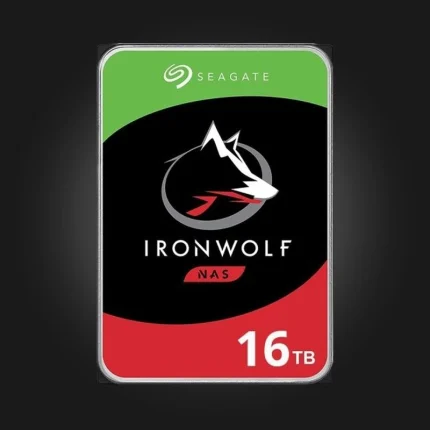Seagate IronWolf NAS 16TB მყარი დისკის წინა მხარე