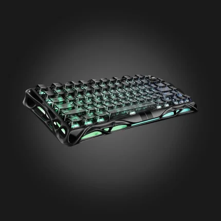 GravaStar Mercury V75 Stealth Black — კლავიატურის სრული ხედი