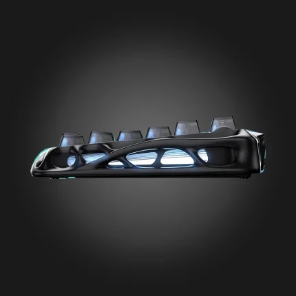 GravaStar Mercury V75 Stealth Black — კლავიატურის გვერდითი ხედი